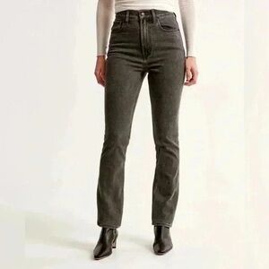 Abercrombie & Fitch Charcoal High Rise Women's Jeans